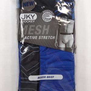 NIP JKY by Jockey ACTIVE MESH Men's Boxer Briefs M